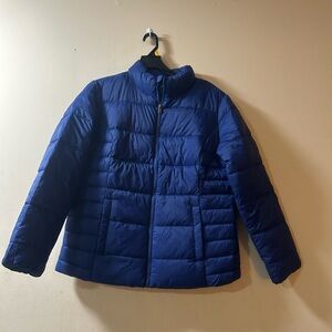 Core puffer jacket, blue size L, (12-14)